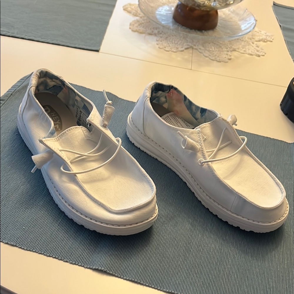 White Casual Loafers